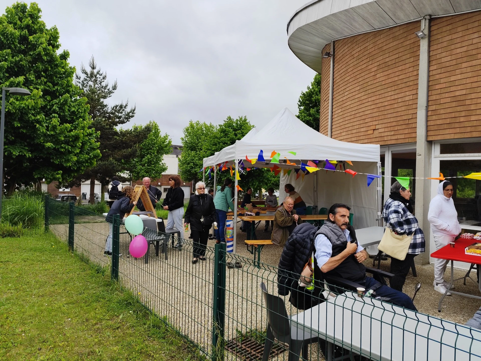 C'est aussi la fête à l'extérieur !